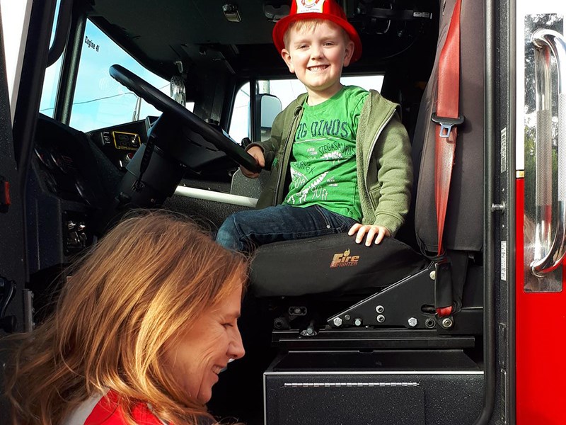 Powell River Fire Rescue coordinator and public educator Tricia Greenwood