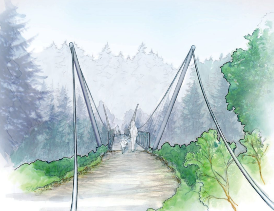 Seymour Canyon Suspension Bridge