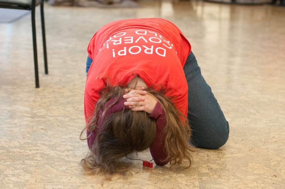 ShakeOut BC earthquake drill