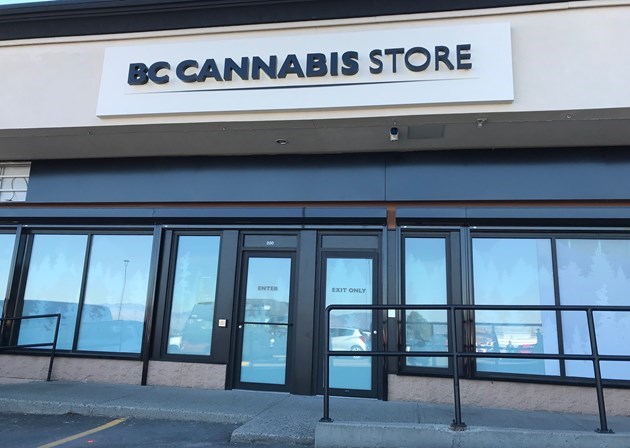 The B.C. Cannabis Store in Kamloops is located in the Columbia Place Shopping Centre. Photo Tereza V