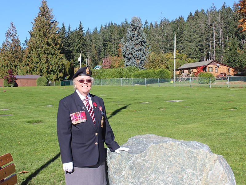 Royal Canadian Legion Branch 164 secretary Karen Crashley