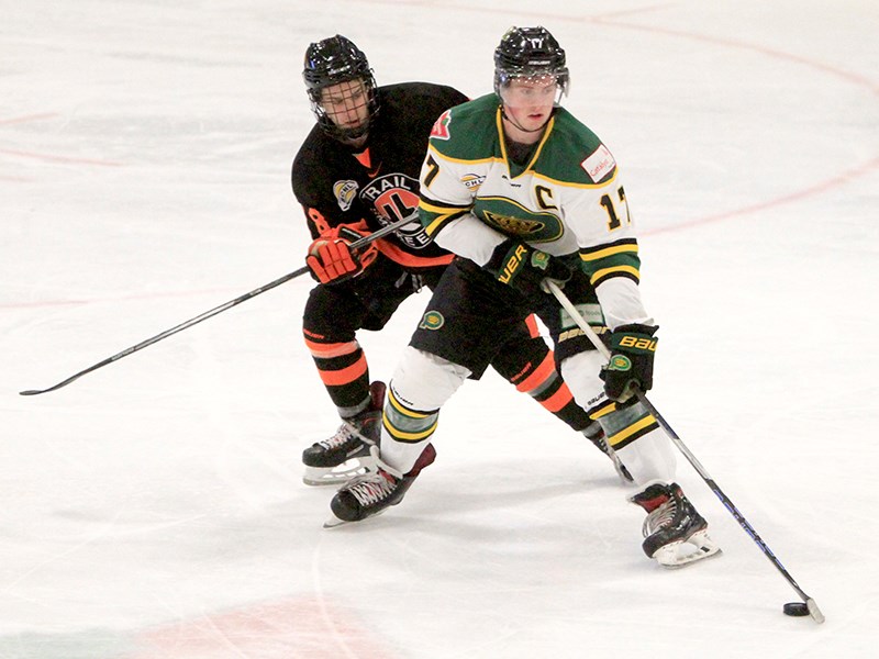 Powell River Kings leading scorer Ben Berard