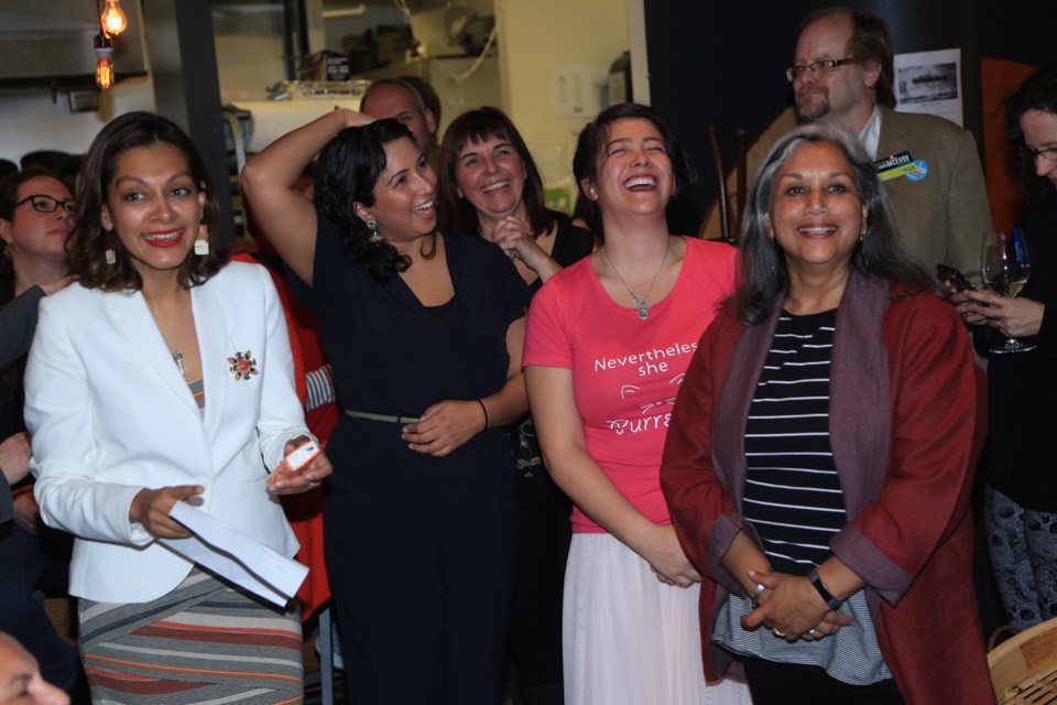 Team Cote, Anita Ansari, Gurveen Dhaliwal, Mary Trentadue, Nadine Nakagawa, Chinu Das
