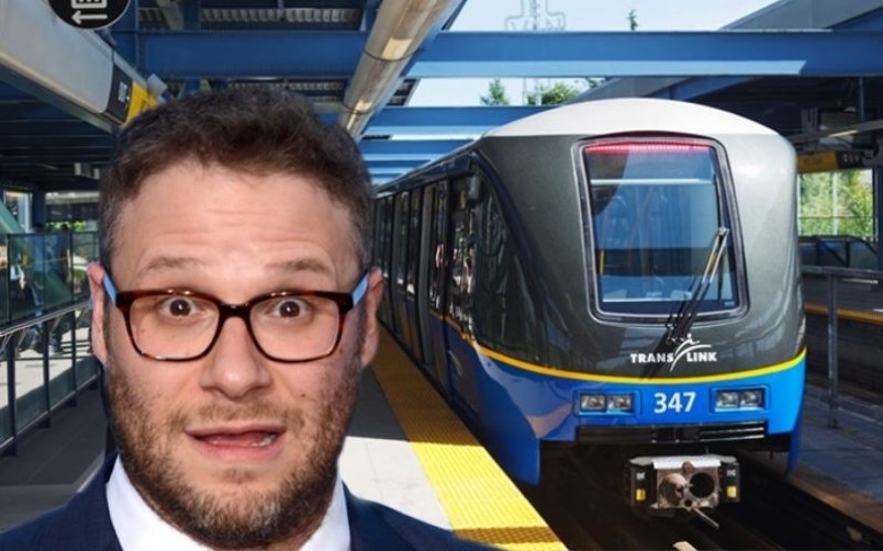 Soon, Metro Vancouver SkyTrain users will no longer have Seth Rogen’s reassuring voice to help them