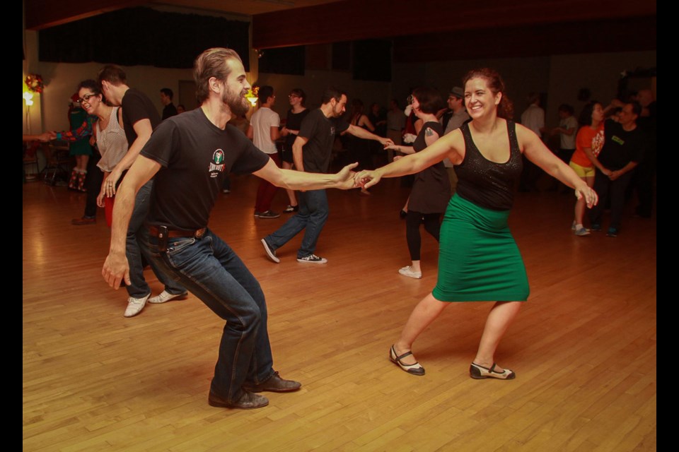 You can choose to dance, or just watch, as Royal City Swing takes to the floor.