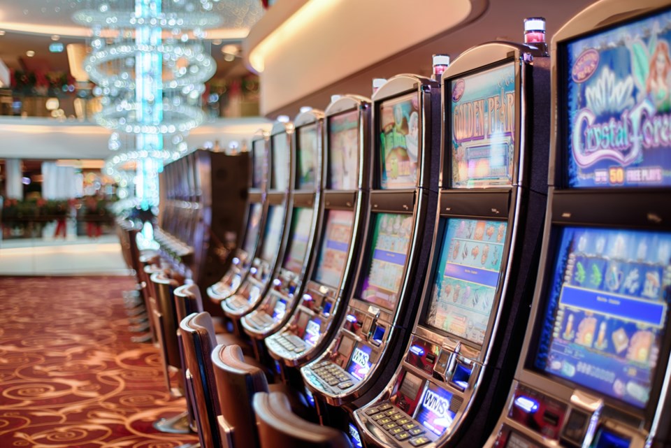 casino, slot machines, stock photo