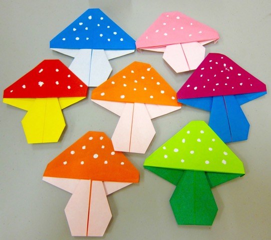 Mushroom origami