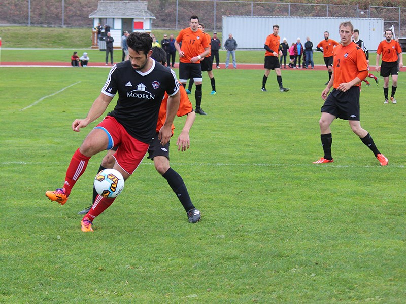 Powell River Villa SC midfielder Greg Smith