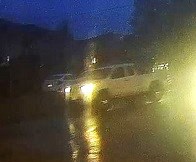 Burnaby RCMP is looking for the driver or occupants of this pickup truck, who might have witnessed a fatal pedestrian collision Thursday morning at Marine Drive and Greenall Avenue in Burnaby.