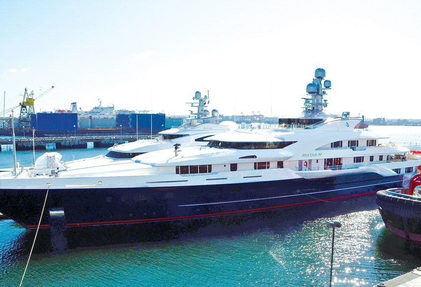 who owns the yacht attessa iv