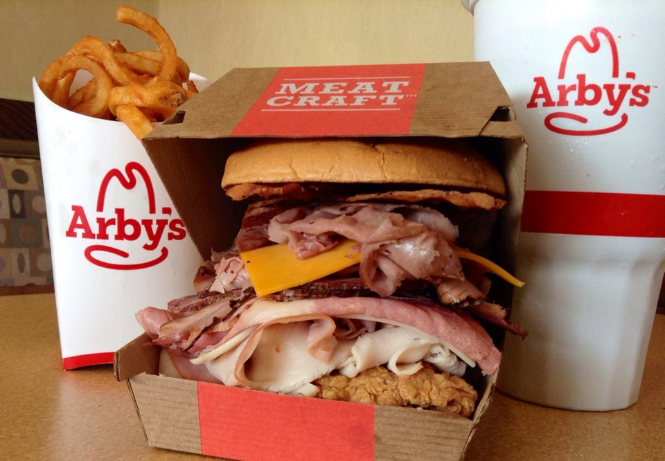 Arby's Meat Mountain Sandwich