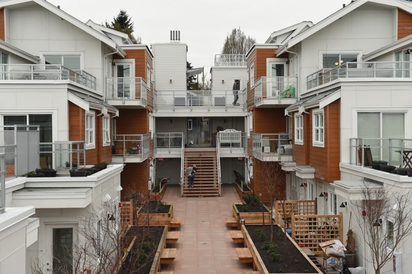 It took four years from its inception for the Vancouver Cohousing to be completed. Photo Dan Toulgoet