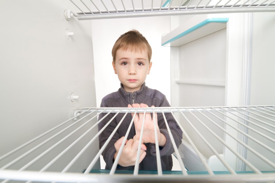 child poverty, stock photo