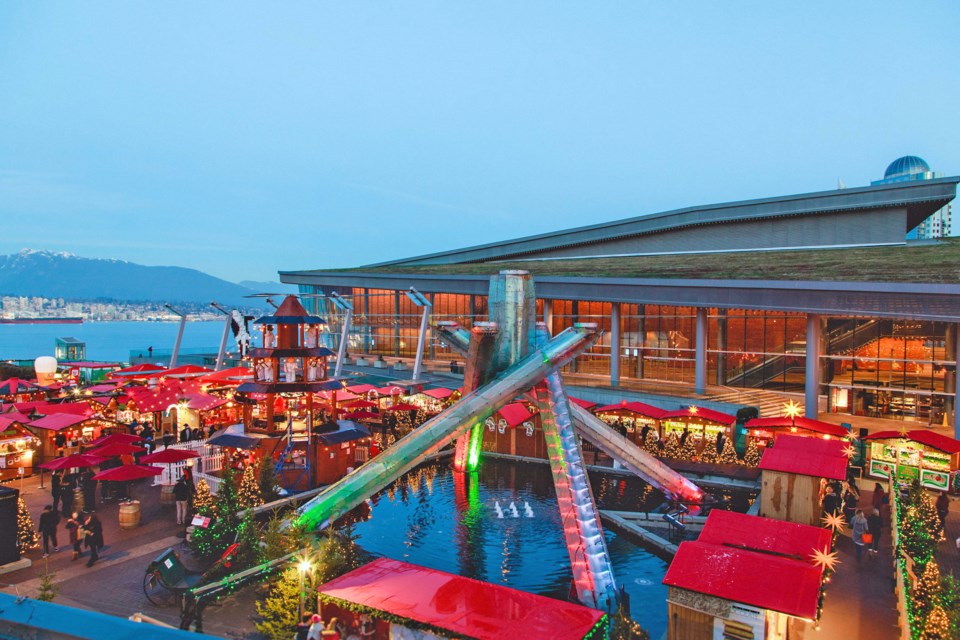 The Vancouver Christmas Market returns to Jack Poole Plaza for another dose of seasonal cheer. Photo