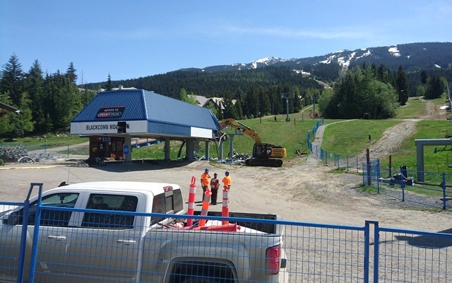 The demolition of the Wizard Chair this May. Whistler Blackcomb has invested $66 million in lift upg