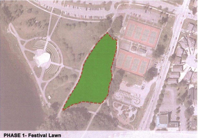 Festival lawn Phase 1