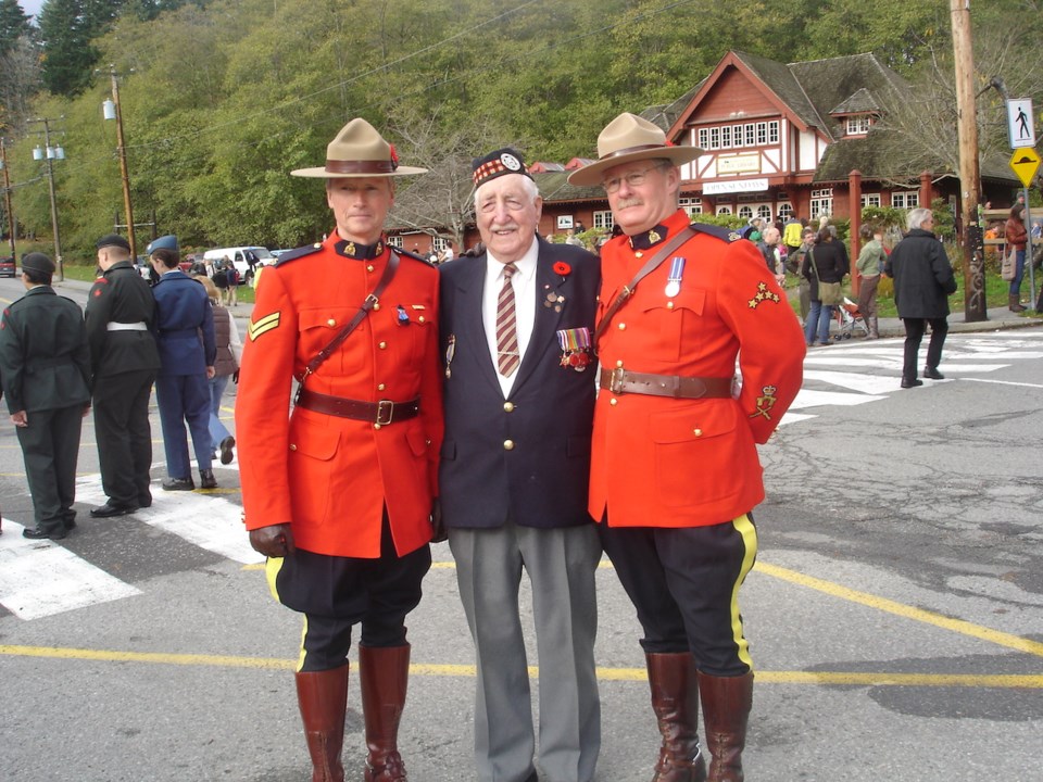 Charlie MacNeill at Remembrance Day 2009.