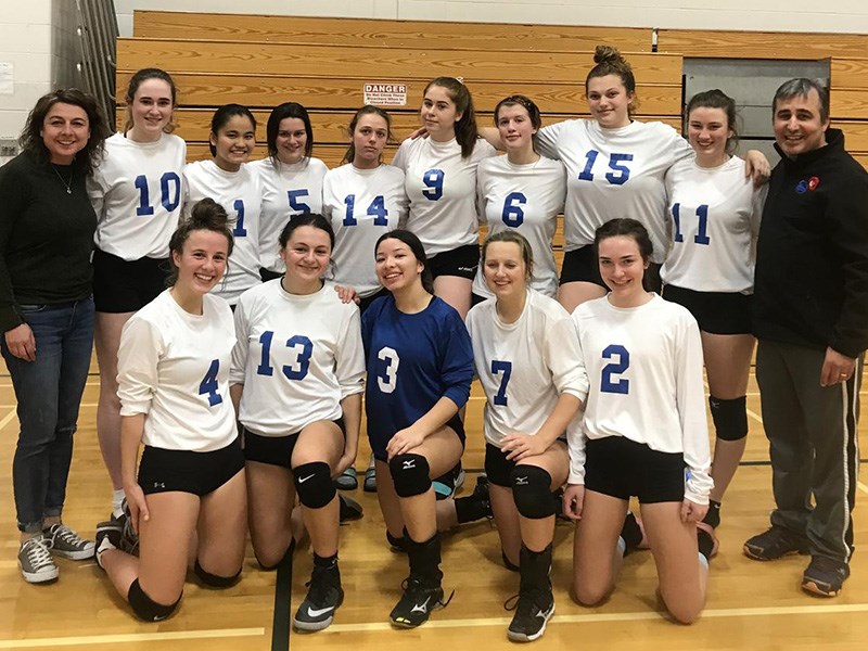 Powell River 2018 AAA High School Girls BC Volleyball Championship