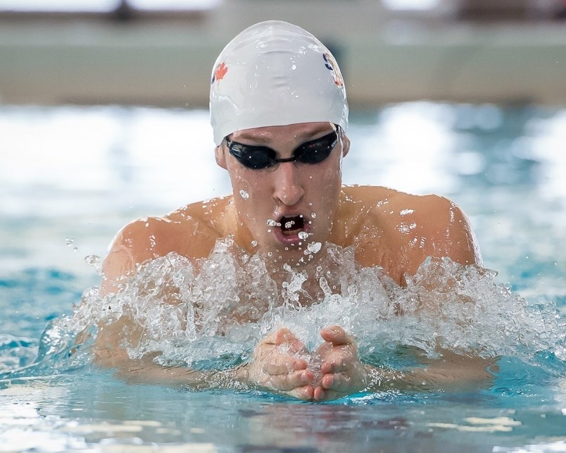 SFU swimmer