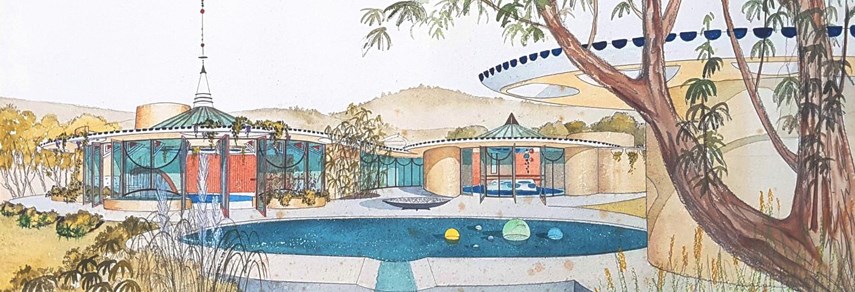 Fred Hollingsworth, Design for a Show House, c. 1960.