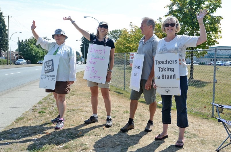 teachers' strike, 2014, Burnaby
