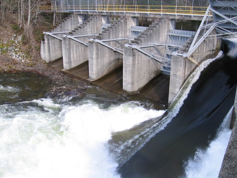 Lois Lake Dam near Powell River