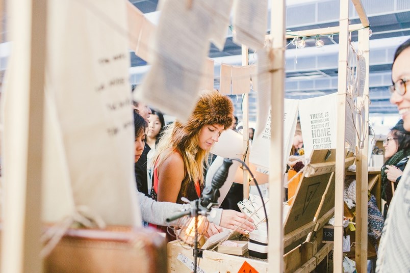 The Etsy Vancouver Market features handcrafted goods including jewelry, home décor, skincare product