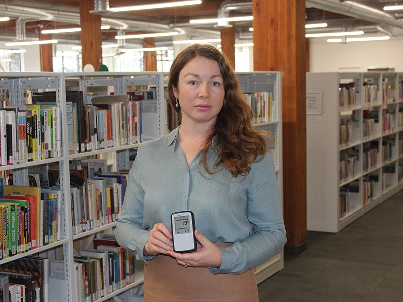 Powell River Public Library chief librarian Rebecca Burbank