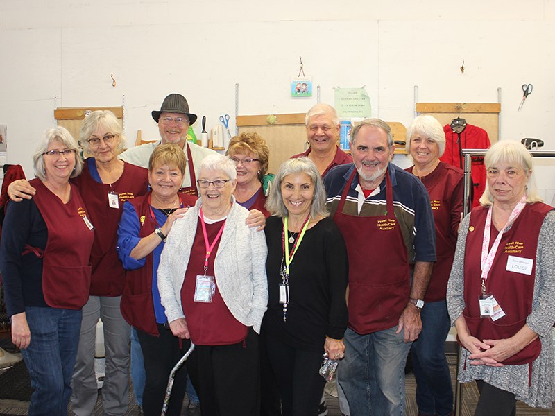 Powell River Health-Care Auxiliary Economy Shop volunteers