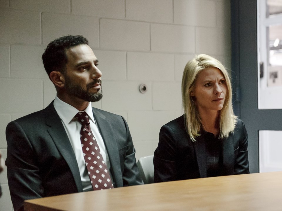 Patrick Sabongui with Claire Danes in Homeland.