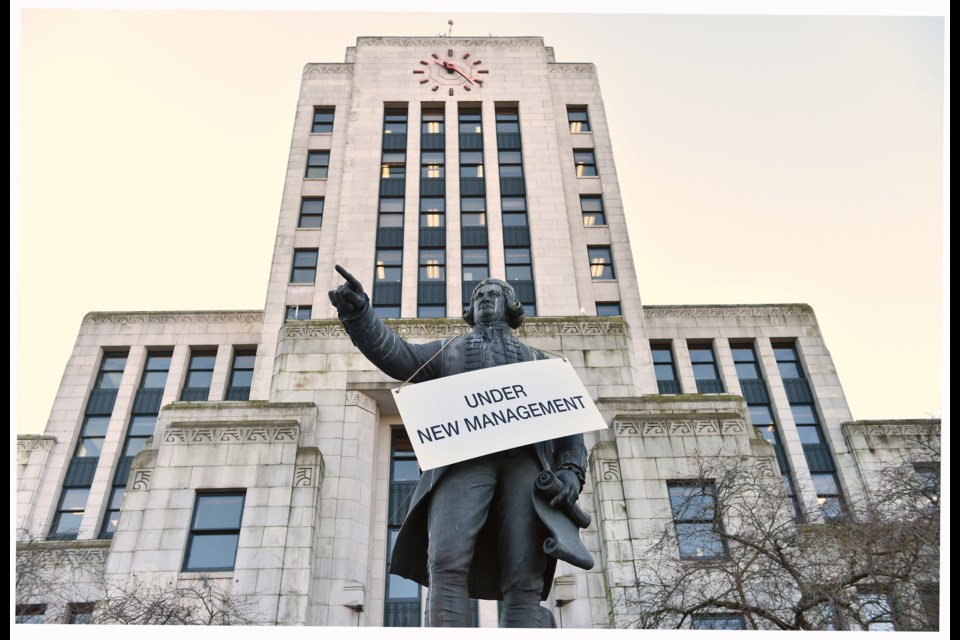 This year saw the election of a new mayor, an almost entirely new council and the obliteration of Vision Vancouver, the city’s ruling party for 10 years. Photo Dan Toulgoet