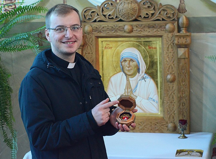 Mykhailo Ozorovych, Mother Teresa, Holy Eucharist