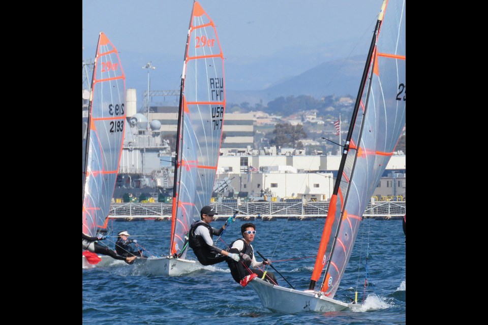 Fraser Buck and Zach Spicer competed in regattas throughout North America this year.