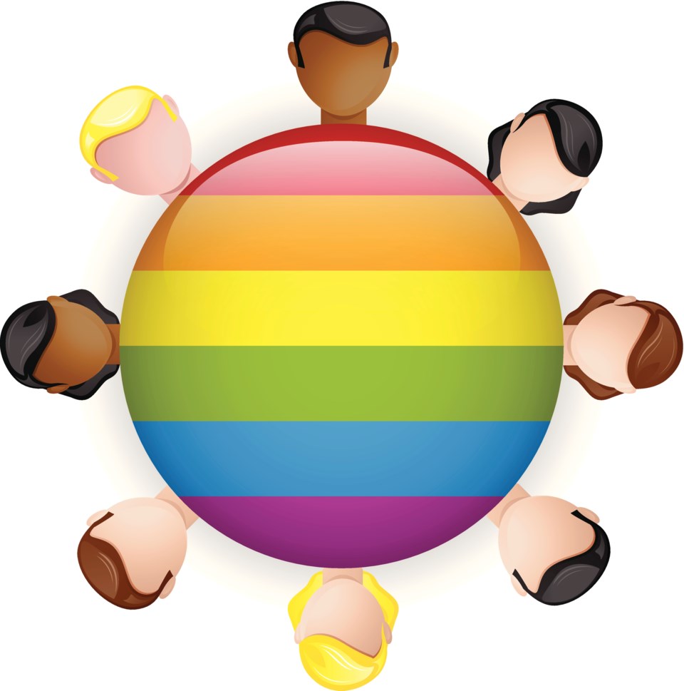 The weekly Rainbow Roundtable was created as a way for members of the LGBTQ2S+ community, 55 years a