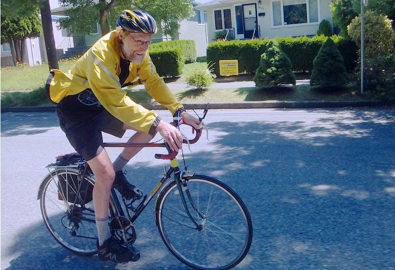 Arno Schortinghuis, who died Nov. 30, was considered an institution in cycling advocacy in Vancouver. Photo Colin Stein