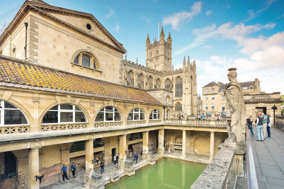 The ancient Roman spa that gave Bath its name is the town's sightseeing centrepiece, with temple remains and a fine museum.
