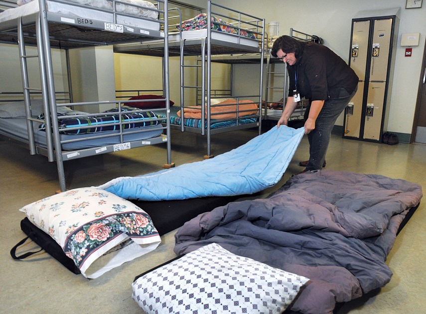 Lookout shelter emergency mats