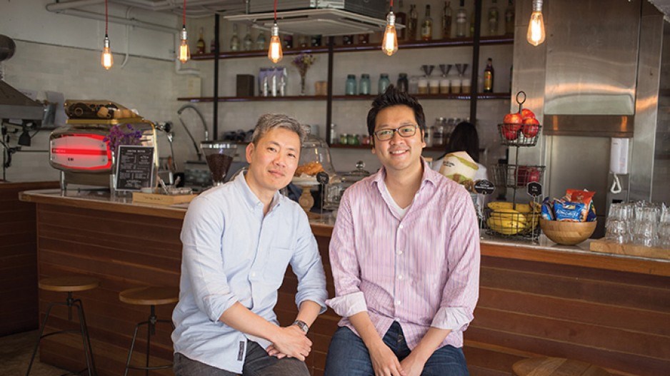 David Wong, co-founder and CEO of Booqed, left, and Charles Oh, the company’s co-founder and COO. Ph