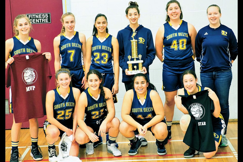 A strong start to the season for the South Delta junior girls basketball team includes a tournament triumph at Eric Hamber in Vancouver last weekend. The core of the team was fourth at the Grade 8 provincials last season.