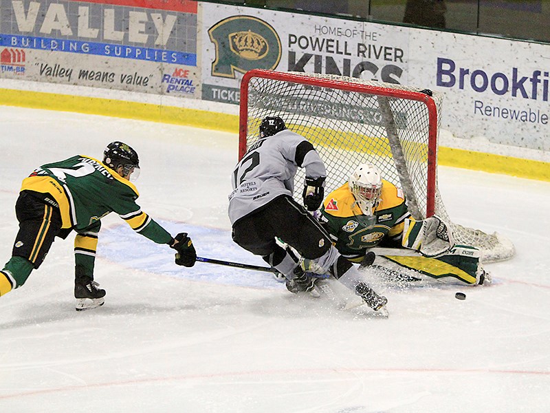 Powell River Kings goaltender Matteo Paler-Chow