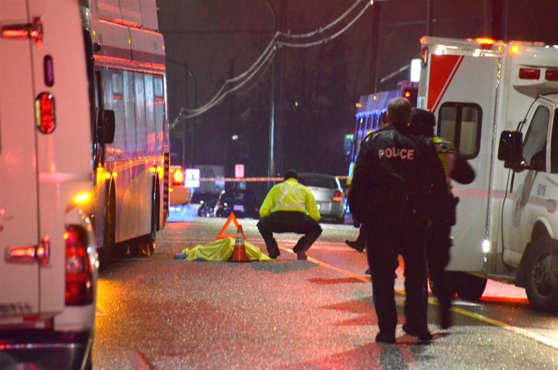 fatal pedestrian bus crash