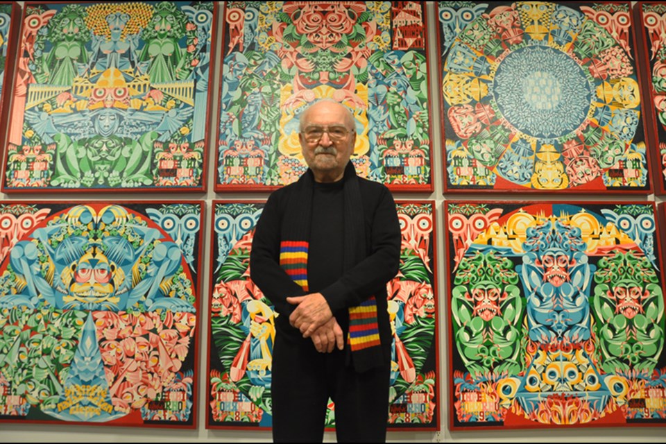 Having created thousands of paintings and statues in the past 30 years, Richmond artist Pierre Vassura has barely shown his work to people, until they were recently discovered and unveiled at Richmond Art Gallery. Daisy Xiong photo