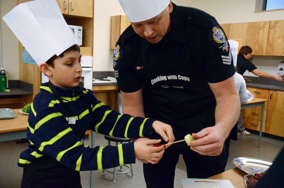 Kids and cops cook up good vibes in New Westminster_1