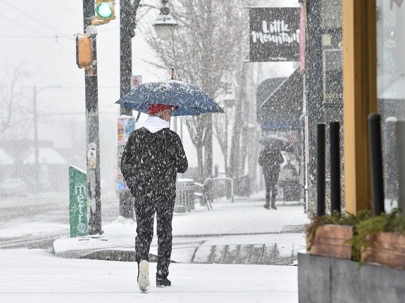 As the temperatures dip at night, there is a chance of flurries late in the week. Photo Dan Toulgoet