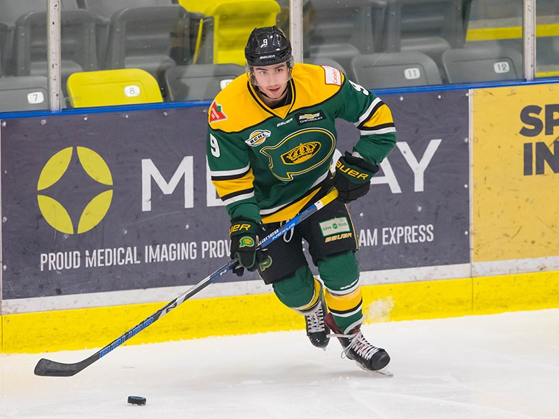 Powell River Kings top scorer Ryan Brushett