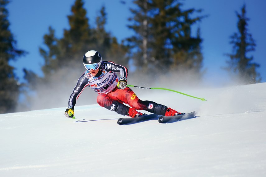 North Vancouver’s Brodie Seger is one of six young skiers with North Shore ties – all under the age of 23 – competing at various levels for the Alpine Canada national team. They’re hoping to follow the tracks carved by the Crazy Canucks and Canadian Coywboys. photo supplied Malcolm Carmichael/Alpine Canada