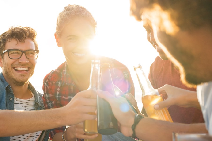 booze on beaches