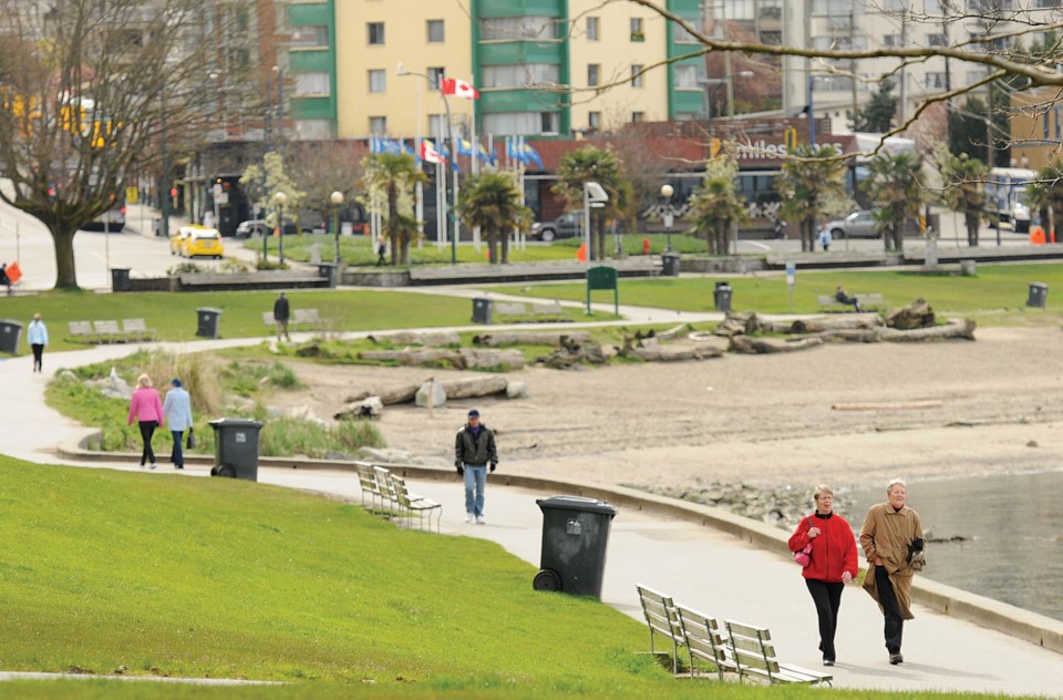 English Bay park