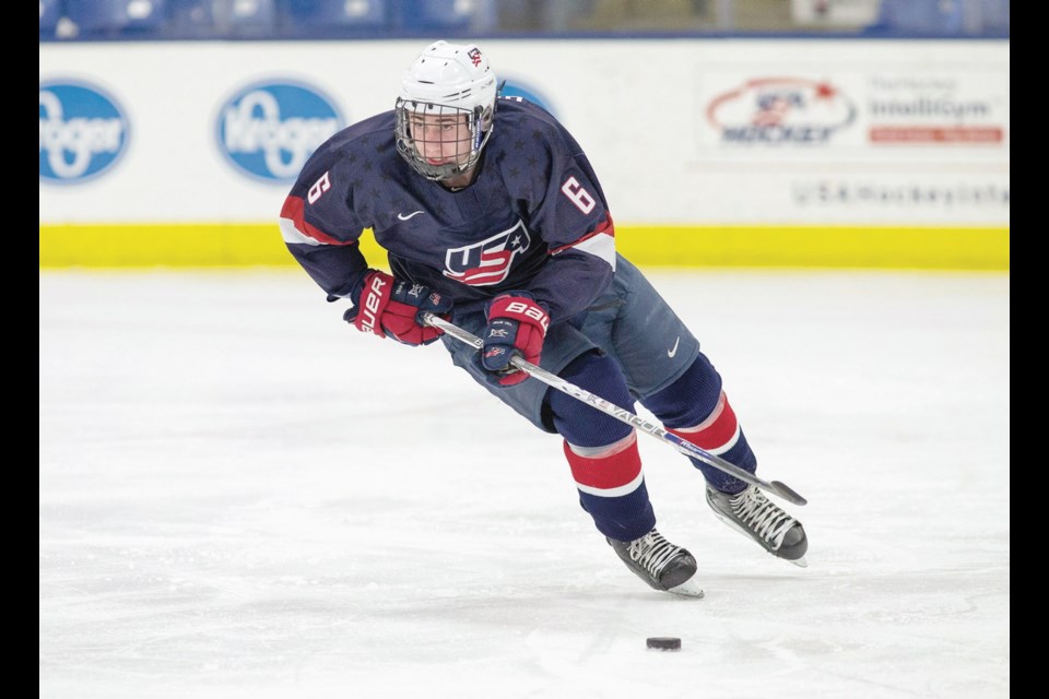 Quinn Hughes was selected seventh overall in the first round of the NHL draft by the Vancouver Canucks this year.