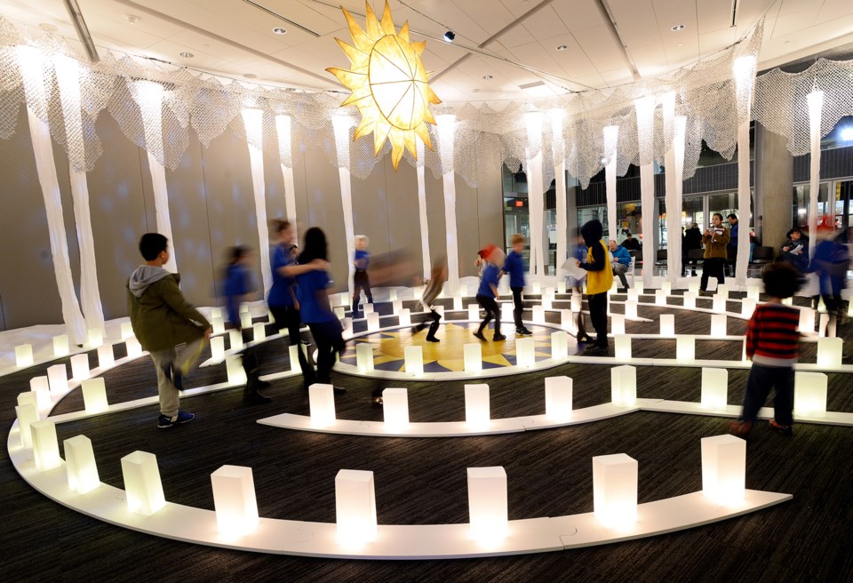 luminary labyrinth, Anvil Centre
